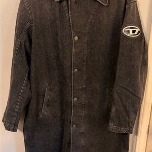 Diesel Charcoal Trench Coat